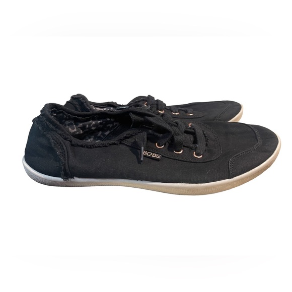 Skechers Ladies Bobs‎ B Cute Size 7 Slip on Sneaker, Black - Picture 1 of 8
